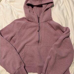 Lululemon Scuba Oversized Half-Zip Hoodie - Pink XS/S